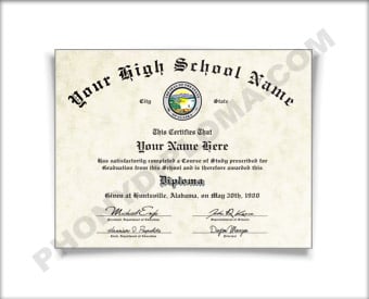 Fake High School Diploma, Northeast Design HS Northeast D